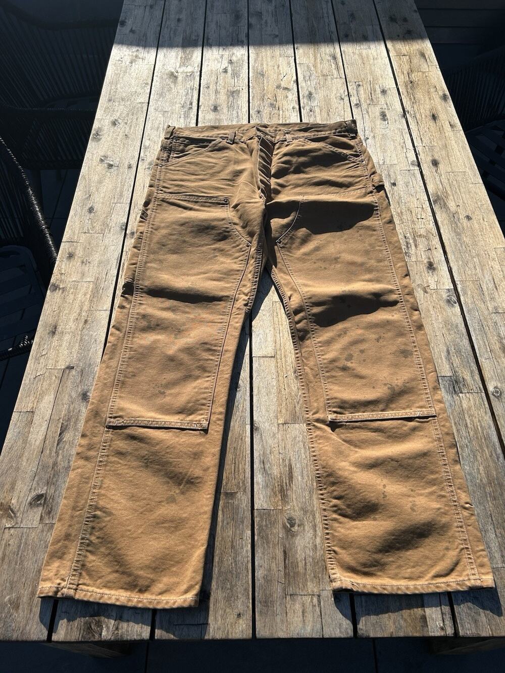 Double RL RRL Ralph Lauren Distressed Double Knee Pants 38x32